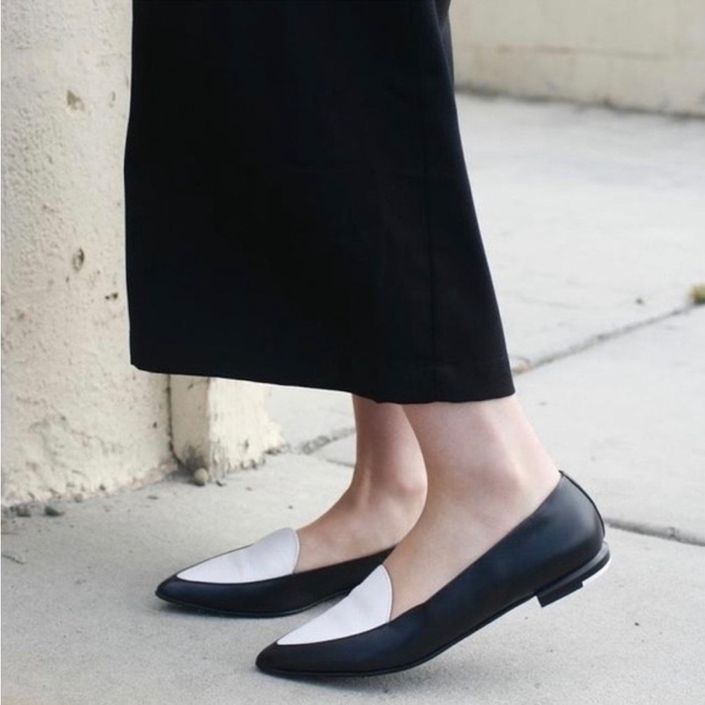 Everlane Modern Point in Black/White